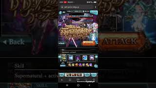 [GBF] Evoking Solomonis Raskeid 3 turn kill feat. 100% Charge Bar Wizard Origin