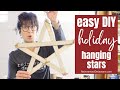 How to Make a Rustic Hanging Star for your Christmas Decor.