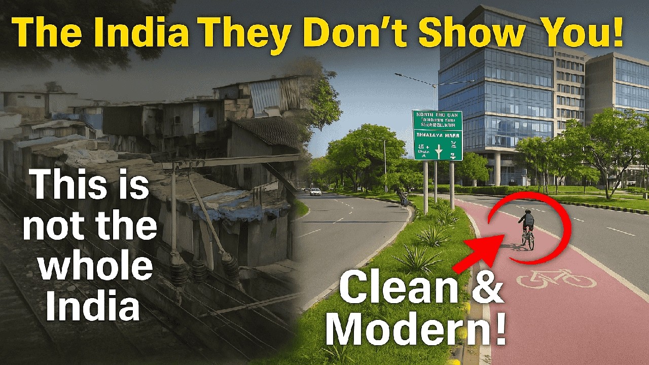 Foreigners Won’t Show You This Clean & Modern Side of India — Chandigarh Cycling Tour | subtitle |4k