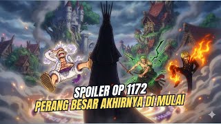 SPOILER OP 1172 !! PERANG BESAR AKHIRNYA DI MULAI, ZORO GUNAKAN JURUS RAHASIA ( ONE PIECE )