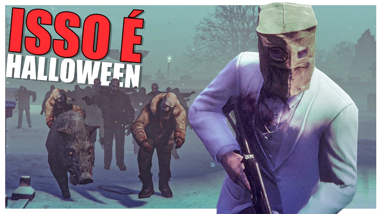 Isso é o Halloween do GTA 5 Online | Momentos Engraçados