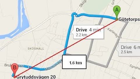 How to calculate distance between two latitude and longitude in google map