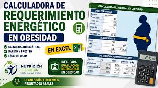 Cómo Crear Una Calculadora De Requerimiento Energético En Excel | En Obesidad