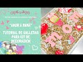 Cómo decorar galletas del día de las madres - Kit de galletas VanilleCouture "Amor a Mamá"