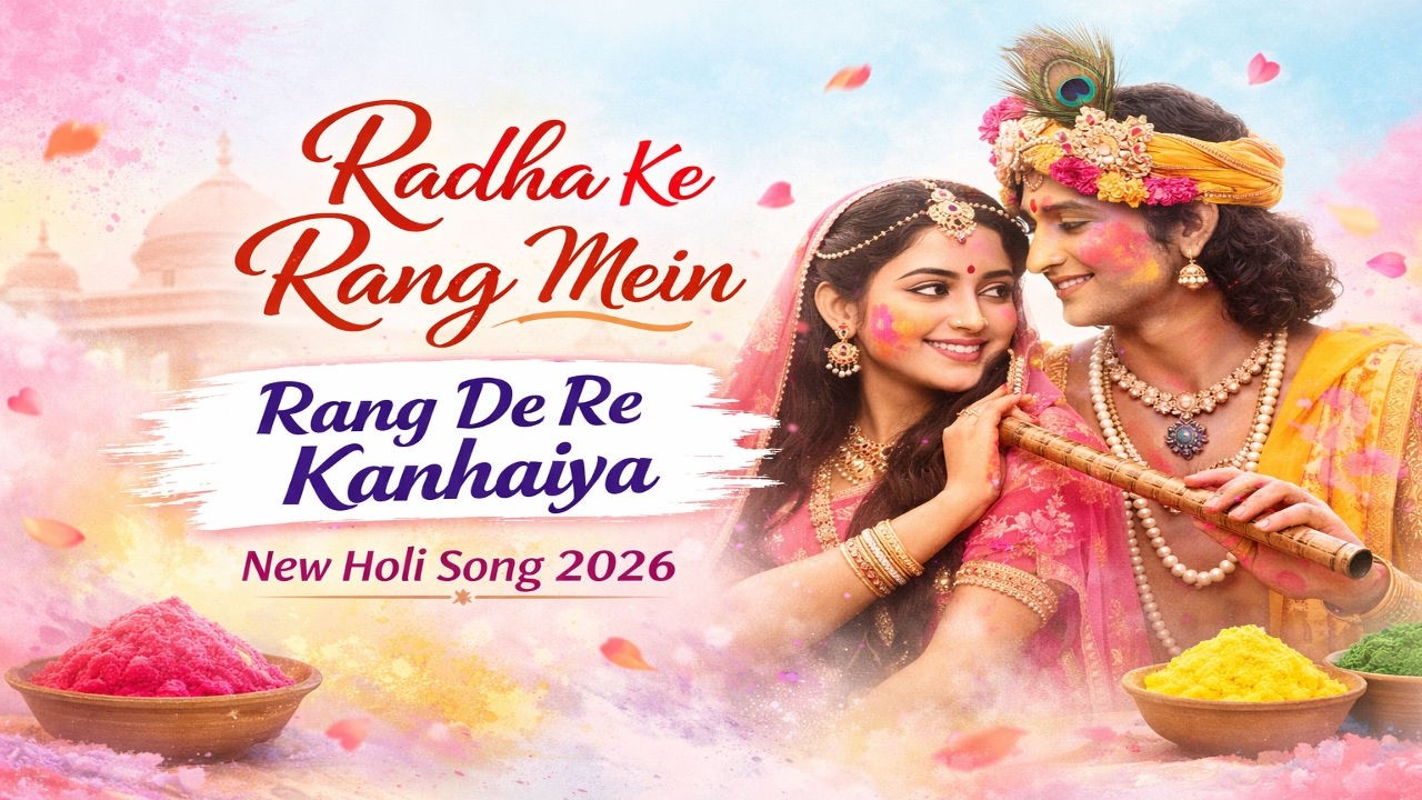 Radha Ke Rang Mein Rang De Re Kanhaiya 🌸| New Holi Song 2026 | Radha Krishna Holi Bhajan | #brajholi