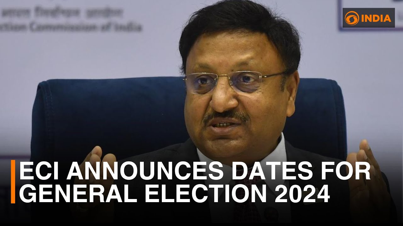 Election Commission of India announces dates for General Election 2024 ...