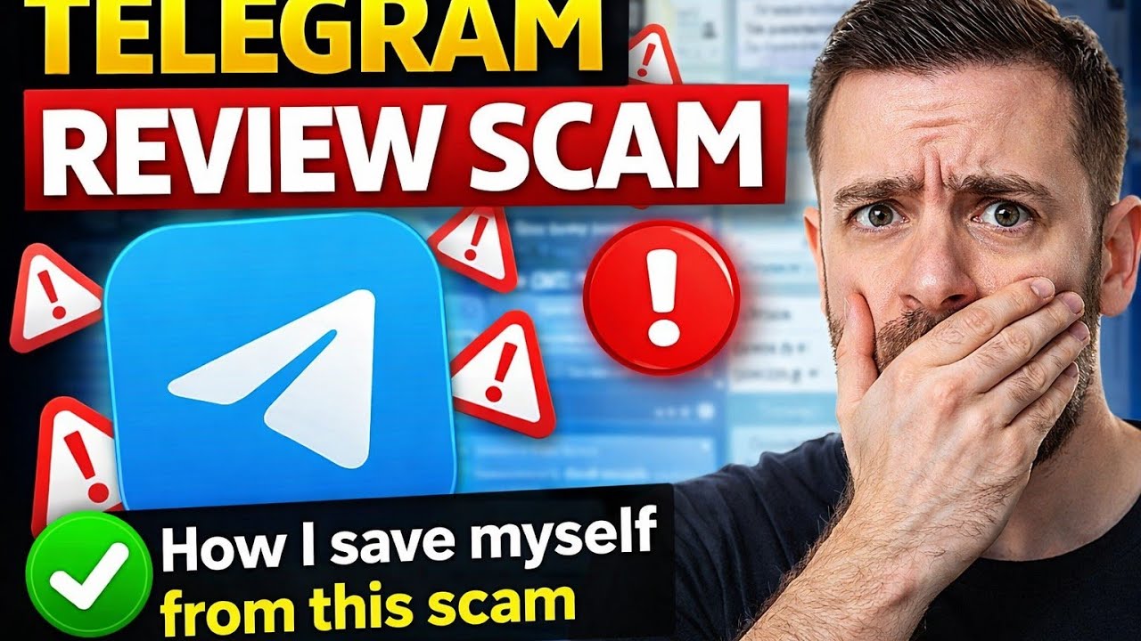 TELEGRAM Review Scam | Detailed video How i save myself from this scam | Don't pay 