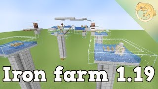 Gnembons Iron Farm with Fix for Minecraft 1.19 | easy, efficient, expandable