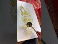 Golden syrup outlines bunny—sweet art shaped by steady hand