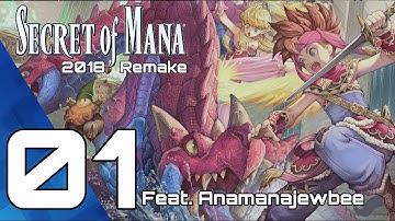 SECRET OF MANA Playthrough 01! Remake PS4 Pro 2018