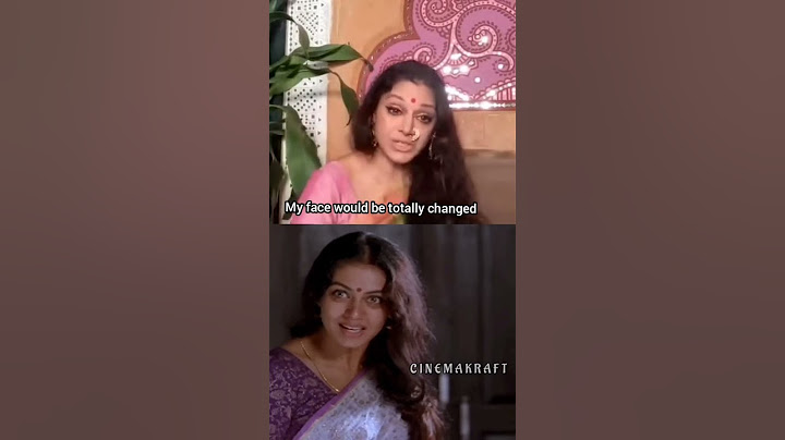 Shobana about the epic transformation scene from Manichithrathazhu❤️