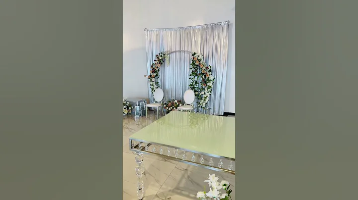 Day 11 | Silver & Green Elegance ✨A Luxury Bridal Shower Look by Oasis Party Venue