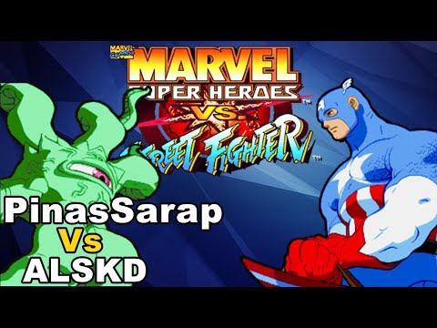 Que Nivel Desse Jogador - Marvel Super Heroes vs Street Fighter.