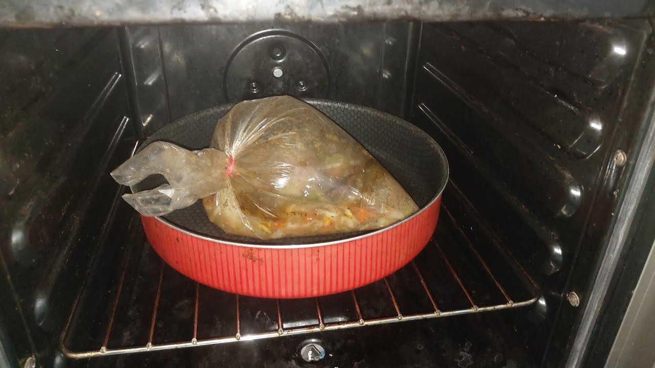 لحمه في الكيس الحراري /أسرع طريقه لشواء اللحم🍗👍