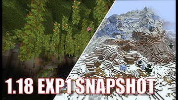 Minecraft Overview of 1.18  Experimental Snapshot 1