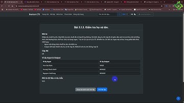 Java 03 - Kiểm tra họ và tên