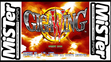 Giga Wing (MiSTer FPGA) (Jotego) 60FPS 1440p