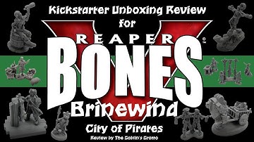 [HD] Brinewind, City of Pirates - Bones V Kickstarter Expansion Unboxing Review Showcase