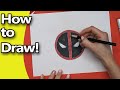 How to Draw the Deadpool Logo Step by Step
