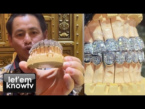 Kevin Gates New 28 Teeth Flawless Carré Cut Permanent Diamond Grill Explained By Johnny Dang💎💧💦