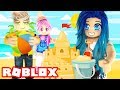 Building the BIGGEST Sand Castle in Roblox!