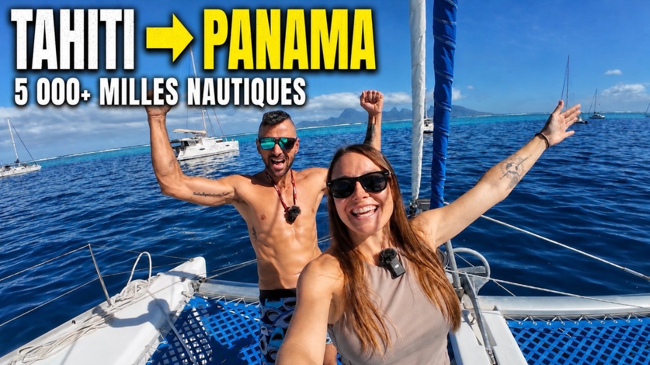 ⁣ATYPIC est à vendre… on part traverser le Pacifique À L’ENVERS !