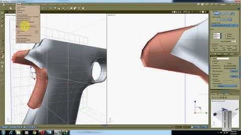 Carrara Pro Gun modeling tutorial Part 7