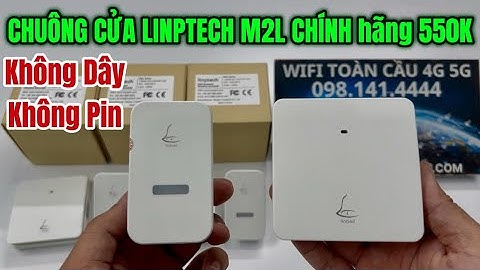Chuông Cửa Không Dây LINPTECH M2L Chính Hãng Giá 550K Bảo Hành 3 Năm, Tín Hiệu Phát Xa 70m