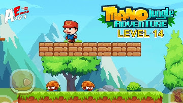 Mano Jungle Adventure - Level 14 / Gameplay Walkthrough (Android, iOS)