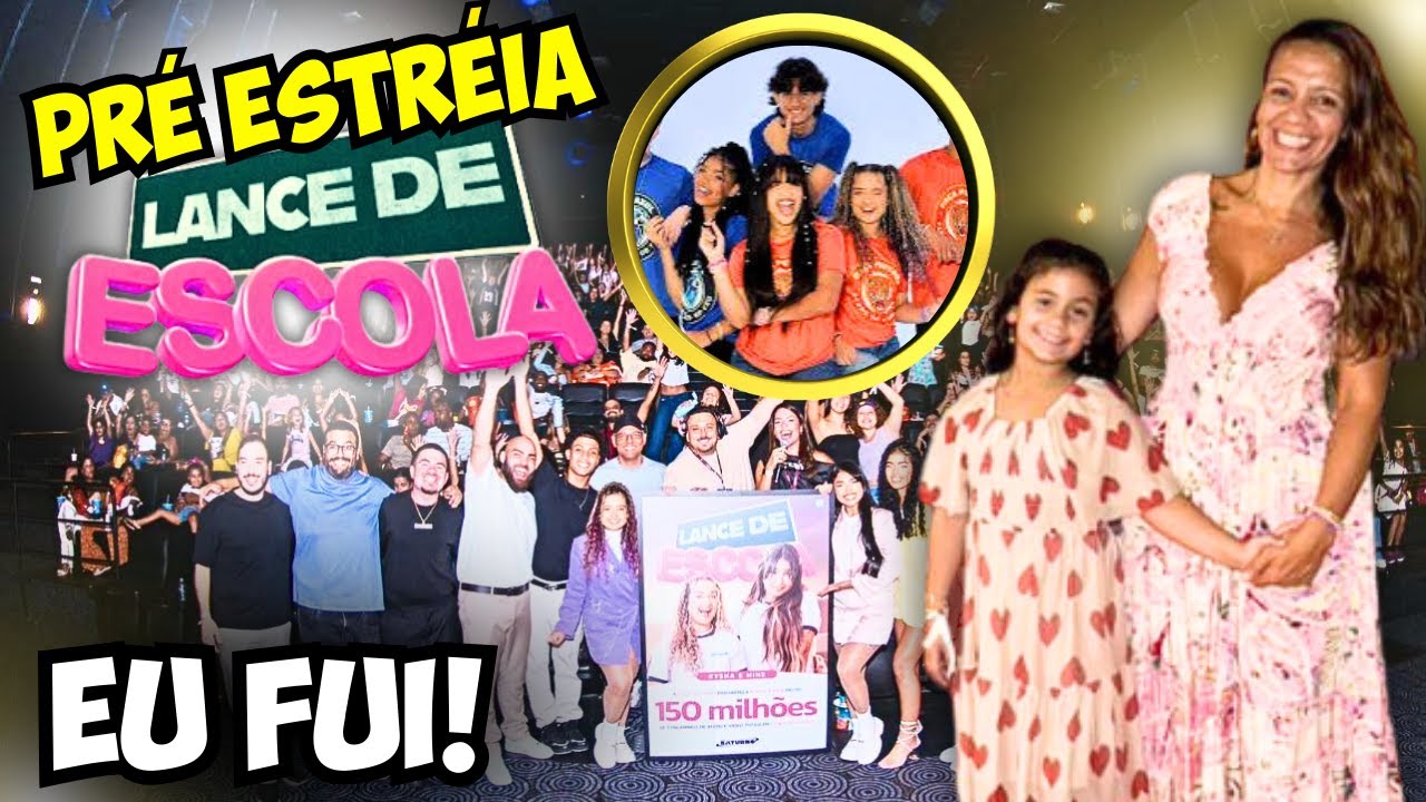 PRÉ ESTREIA LANCE DE ESCOLA 2 NO CINEMA - * KYSHA, MINE, ARGENTINO, FIDELISX, STEFAN BABY
