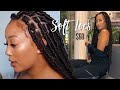 EASIEST EXTENDED 24" SOFT LOCS TUTORIAL $60 (Very Detailed For Beginners) + Giveaway!