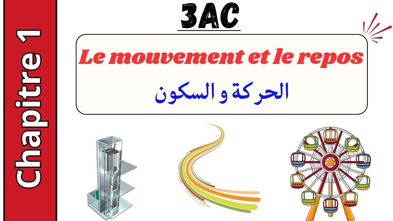 Chapitre1: Le mouvement et le repos الحركة والسكون