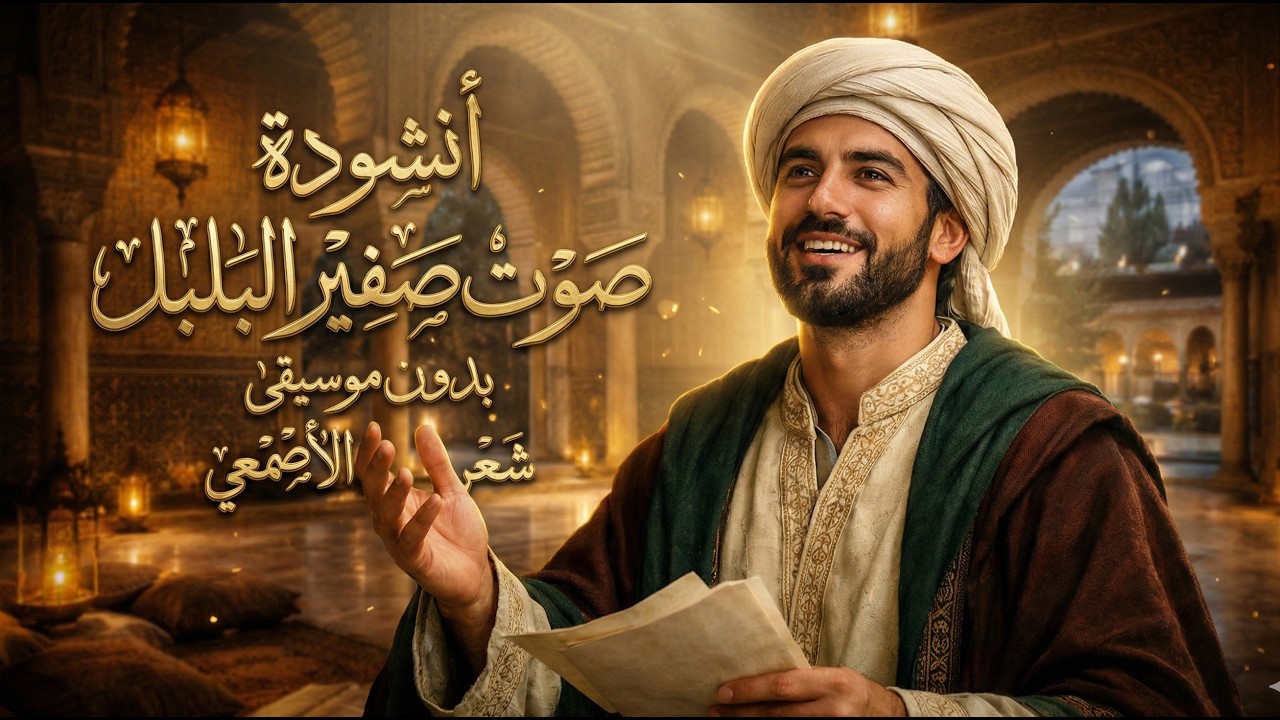 أنشودة صوتُ صفيرِ البُلبل بدون موسيقى | شعر الأصمعي