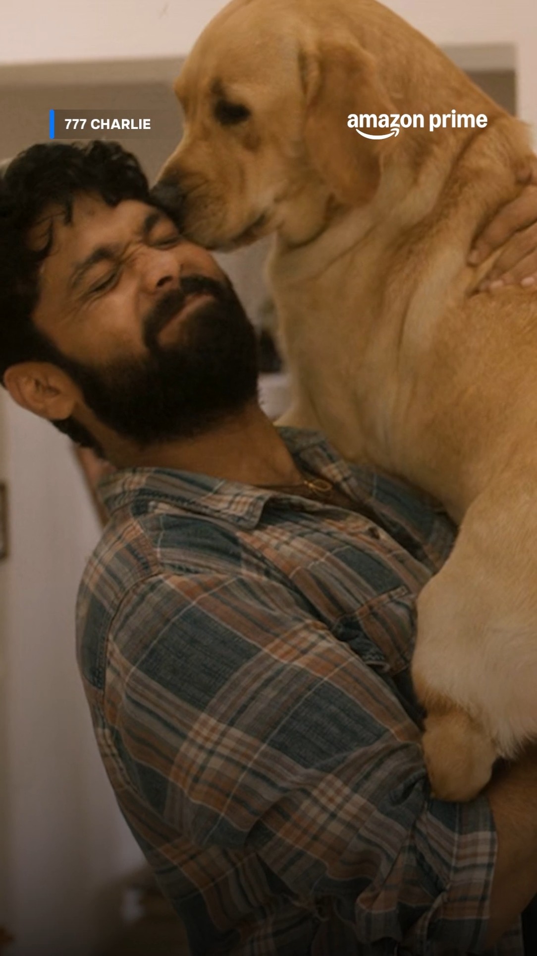 Rakshit Shetty And His Love For The Cute Dog Charlie ? | Cute Scene | 777 Charlie | #primevideoindia
