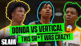 Mikey Williams vs Rob Dillingham Was CRAZY!! Donda Takes Down Vertical Academy! 😱