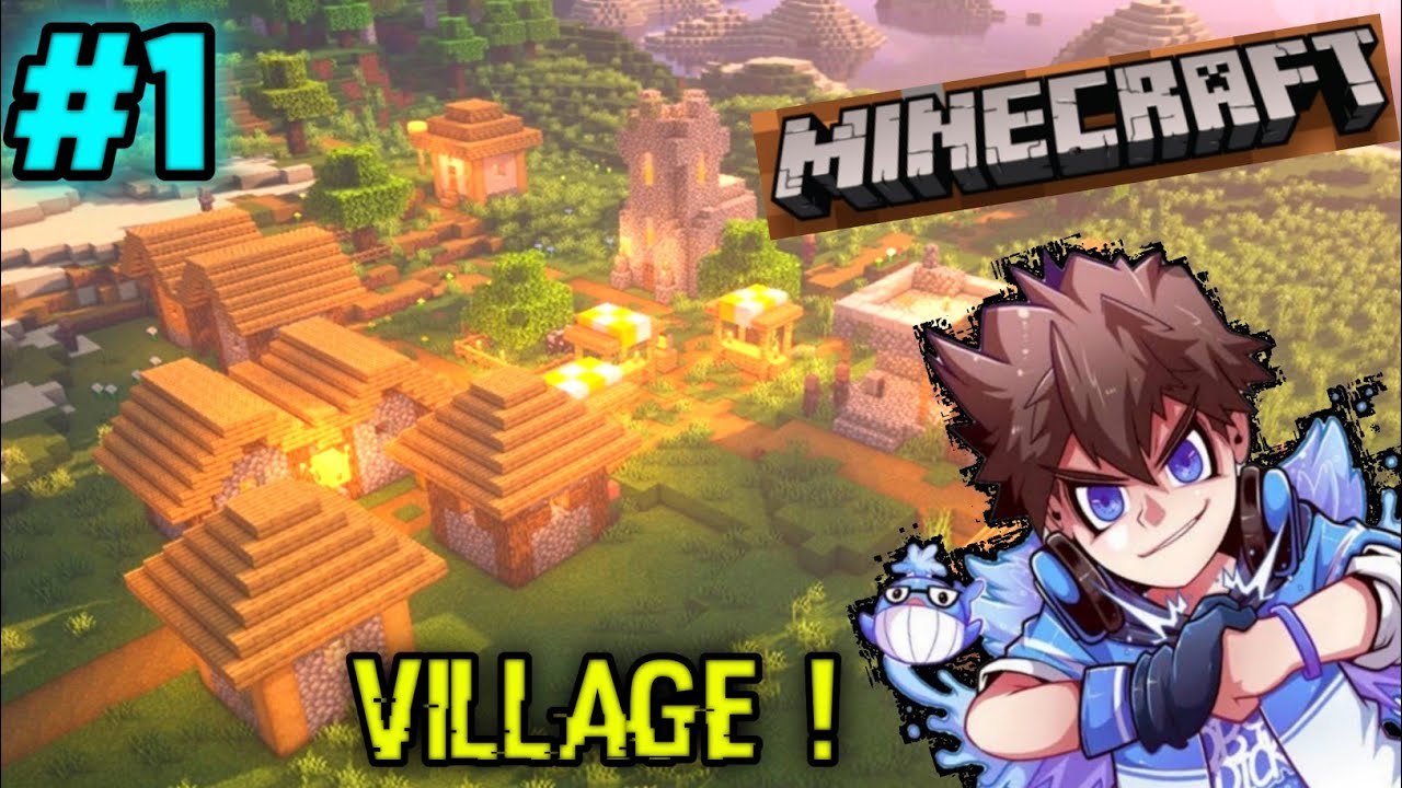 I found a village in my survival world - YouTube