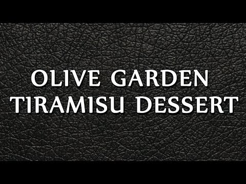 Olive Garden Tiramisu Dessert | RECIPES | EASY TO LEARN
