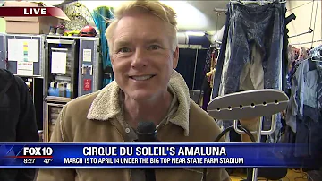 FOX 10 AZ Morning at Cirque du Soleil's Amaluna