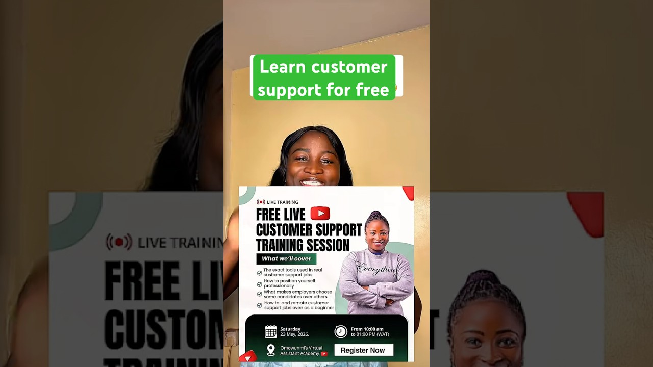 rewrite this title Learn customer support virtual assistant skill for free #customersupport #virtualassistanttraining rewrite this title Learn customer support virtual assistant skill for free #customersupport #virtualassistanttraining