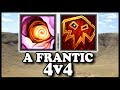 Grubby | "A Frantic 4v4" | Warcraft 3 | Golems in the Mist