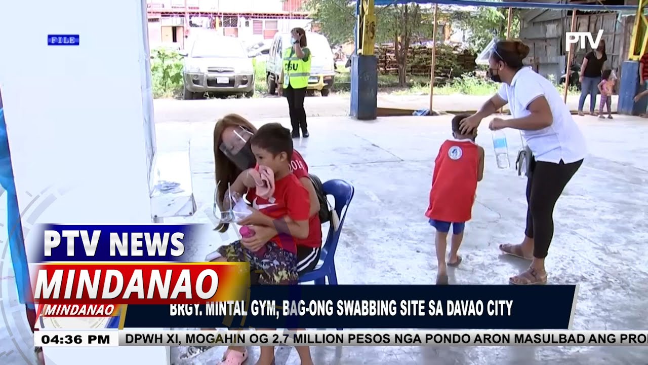Brgy. Mintal Gym, bagong swabbing site sa Davao City YouTube