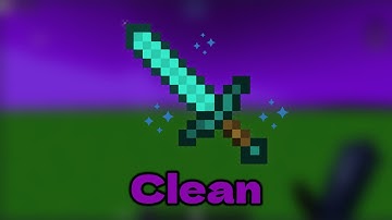 How to get CLEANER swords in MINECRAFT! (like @viprah )