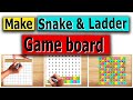 🐍 🪜 Draw Snake and Ladder Board Game with Tokens and Dice : Snake and Ladder