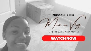 MOVE IN VLOG from Nassau to NC | Life update + empty apartment tour, move-in day, furniture set up! by Aysha Cassidi 1,660 views 1 year ago 21 minutes