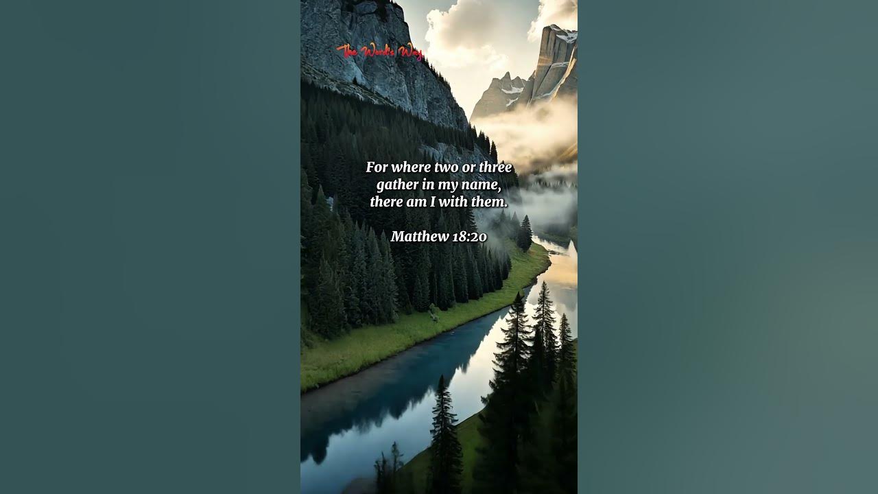 Matthew 18:20 #jesus #bibleverse #shorts