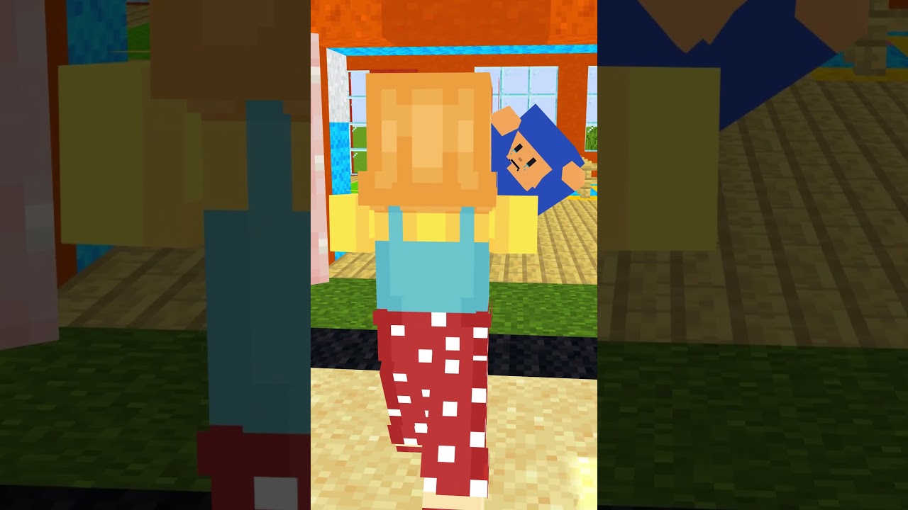 POCOYO Y SU PRIMER DIA DE ESCUELA #shorts #minecraft  #smilingcritters #sprunki #poppyplaytime4