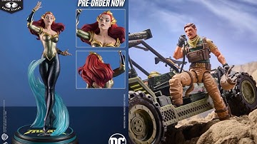 New McFarlane Toys Mera Statue & GiJoe Classified Crankcase & AWE Striker preorder info