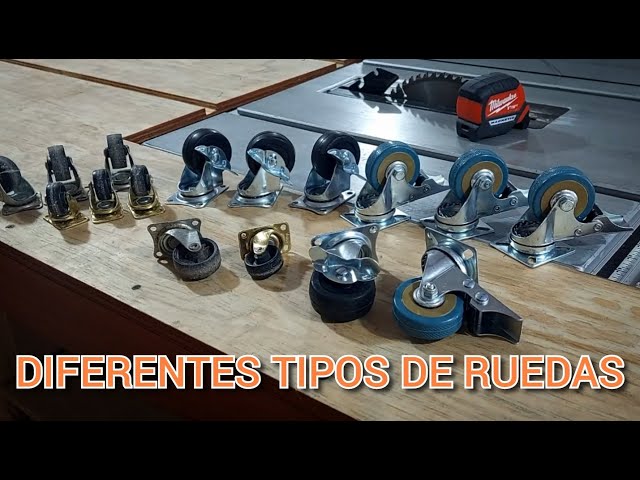 Tipos de RUEDAS para muebles  Revisión rápida y consideraciones