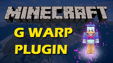 How to set and customise Warps in Minecraft with GWarps Plugin