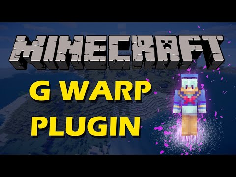 How to set and customise Warps in Minecraft with GWarps Plugin